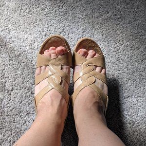 Aerosoles Neutral Strappy Low Heels